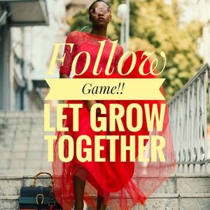 My first follow game !! Help me reach 100k 😁